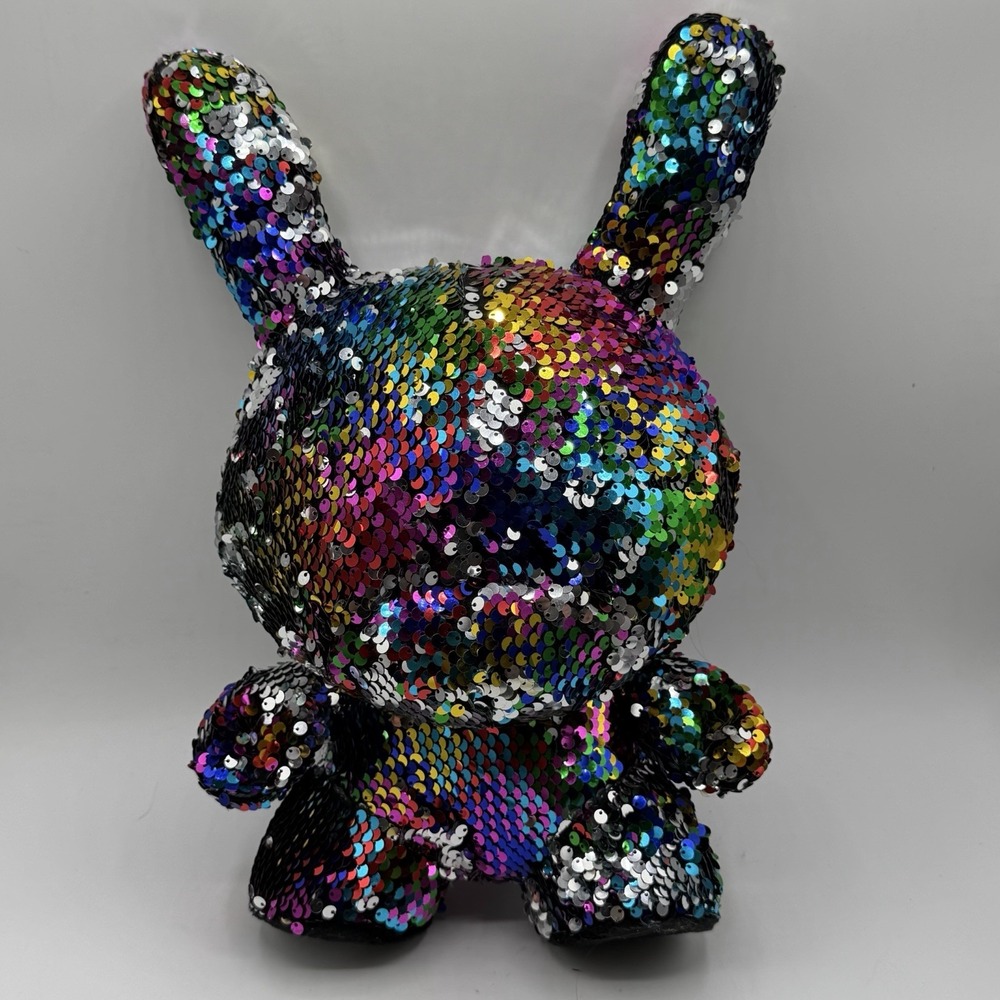 Kidrobot Flippin Rainbows 13" Plush Dunny Reversible Sequin 2023